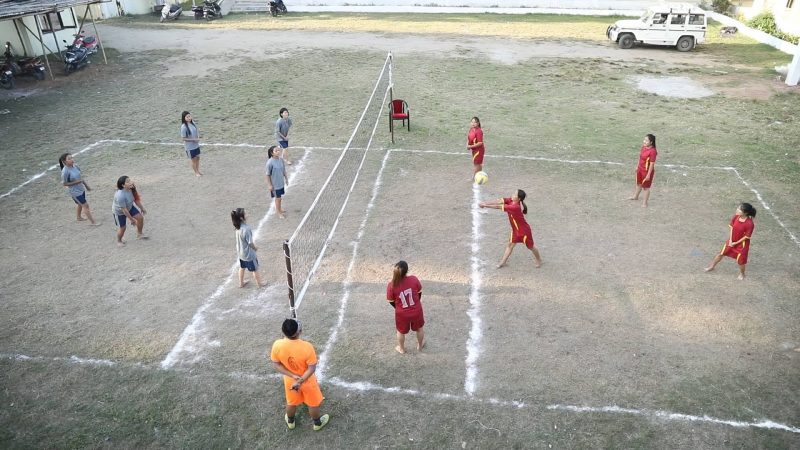 Volleyball match at AP