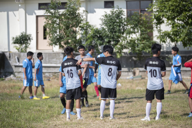 Football Team at APU